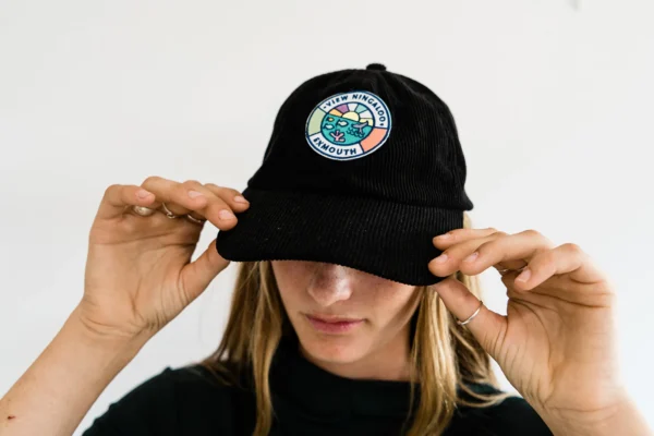 Corduroy Crew Hat Embroidered Logo